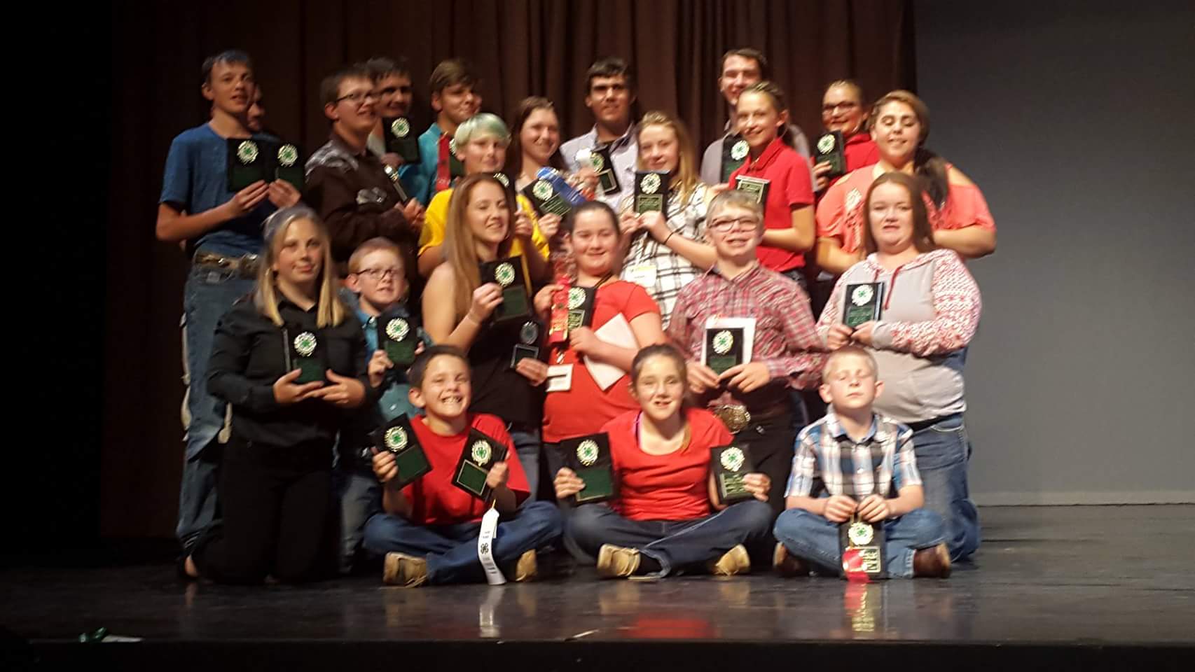 Photo showing participants from Uinta County at 2017 Showcase Showdown