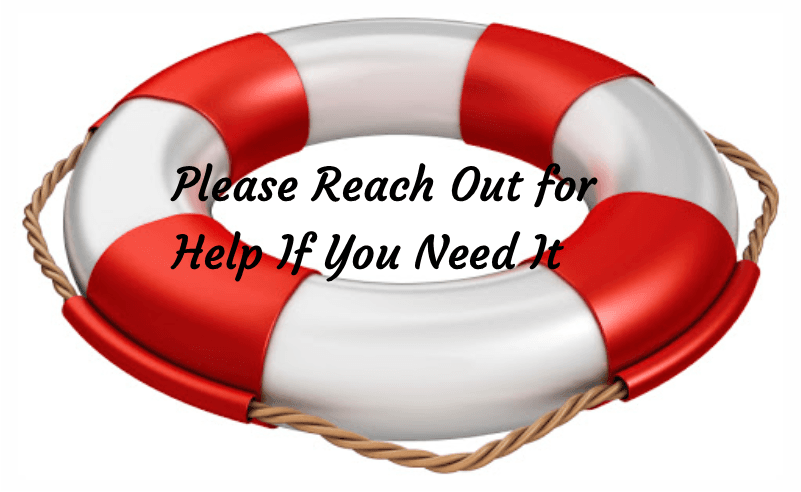 Reach Out For Help lifesaver ring